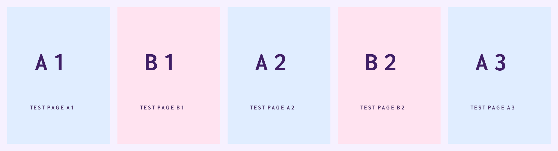 All five pages of the actual downloaded PDF in order: A1, B1, A2, B2, A3