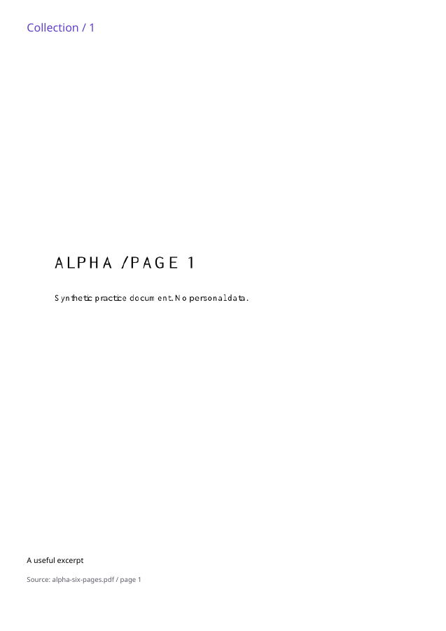 First page rendered from the checked output