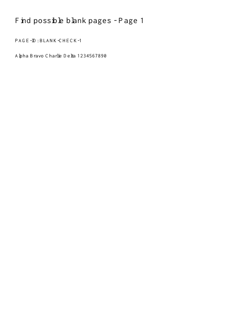 First page rendered from the checked output