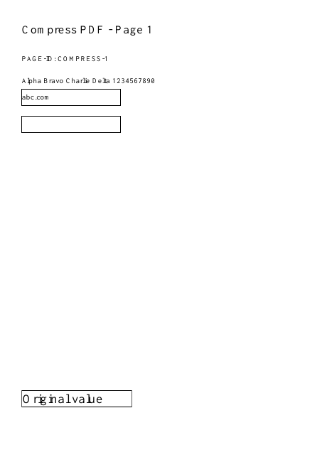 First page rendered from the checked output