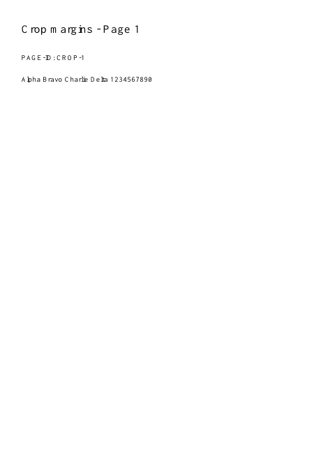 First page rendered from the checked output