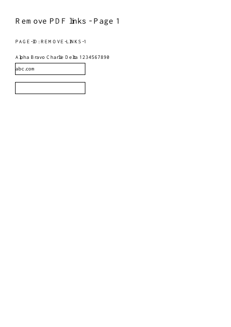 First page of the exact synthetic input