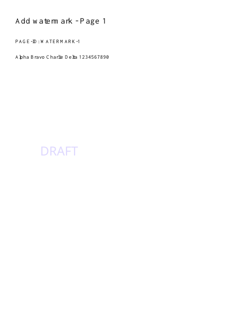 First page rendered from the checked output